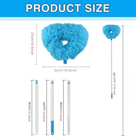 Round Fan Cleaner Brush
