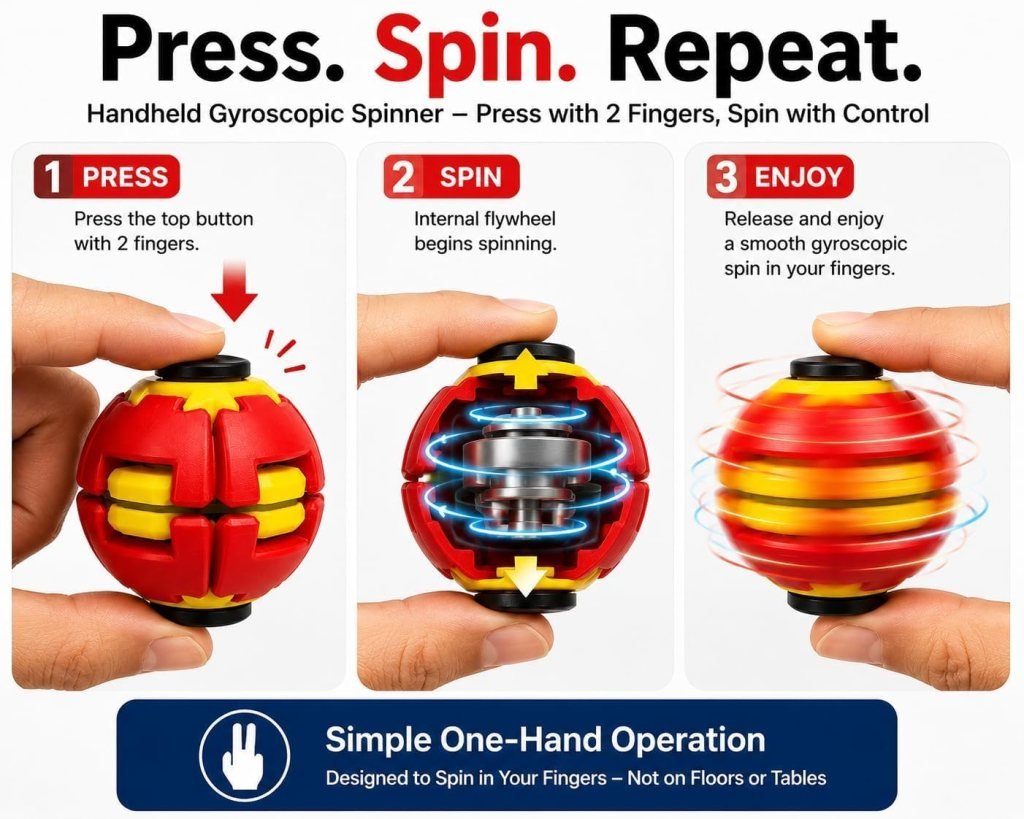 Fidget Spinner Ball