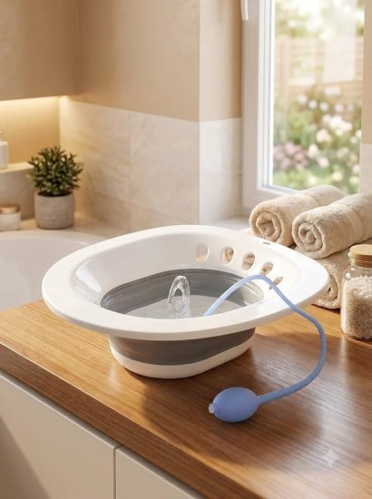 Foldable Sitz Bath Tub