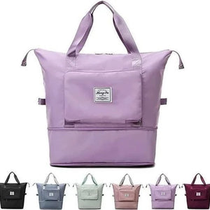 Foldable travel Duffel Bag with pocket