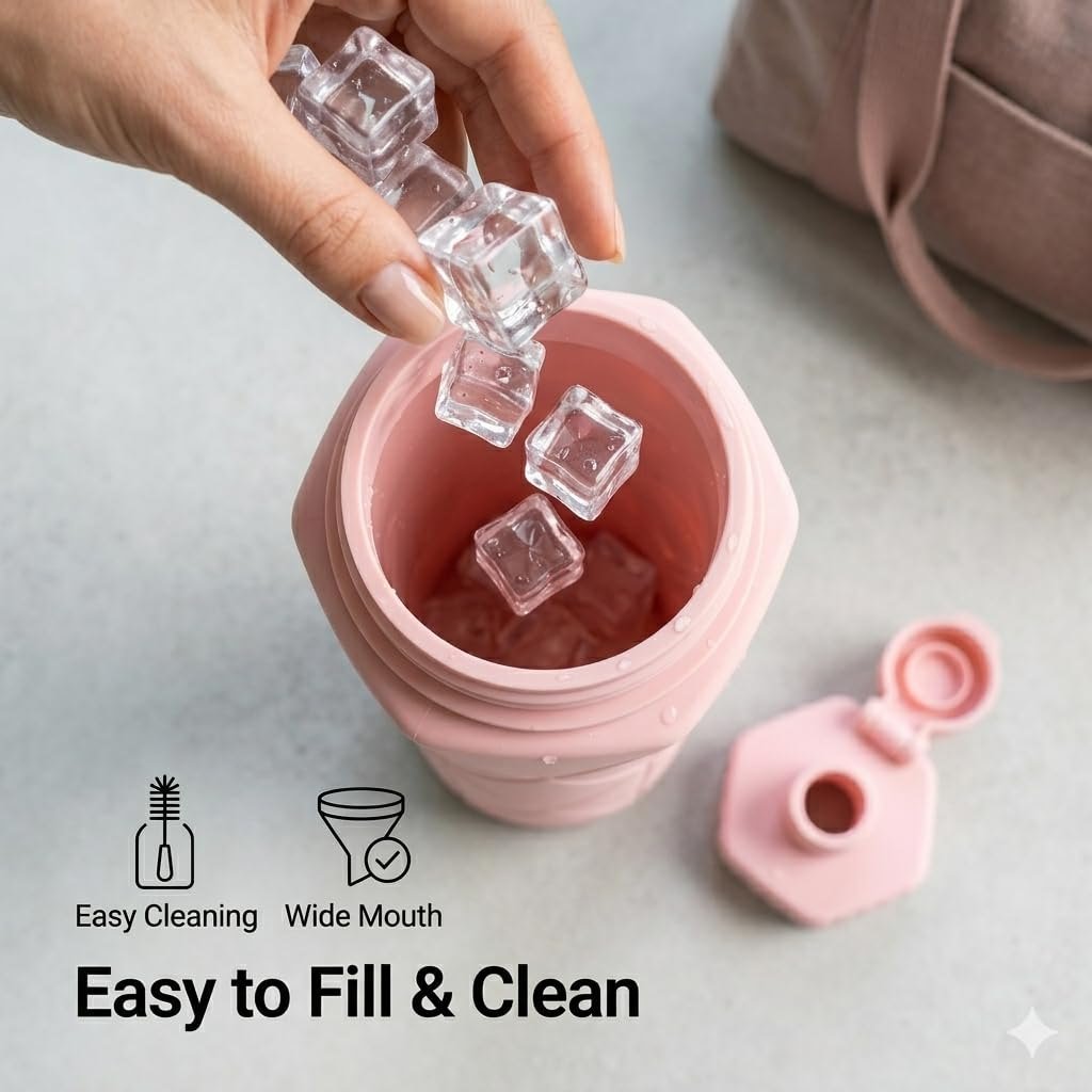 Folding Silicone Water Bottle