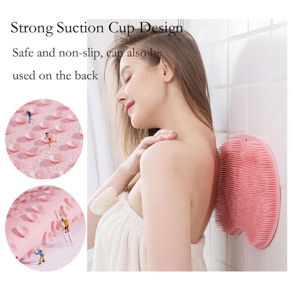 Foot Shower Scrubber Massager Mat