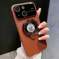 Golden iPhone 15 Mobile Cover