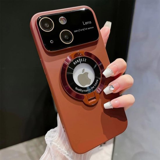 Golden iPhone 15 Mobile Cover