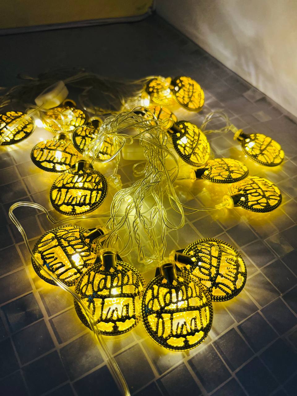 Golden Happy Diwali LED Light - Unique Bazar