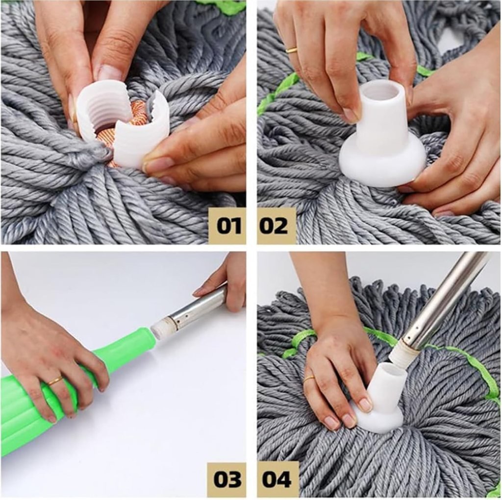 Green Microfiber Twist Mop Squeeze