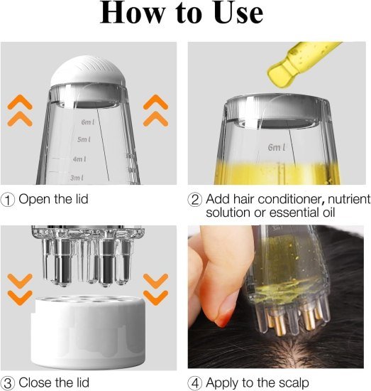 Hair Oil applicator 10ml