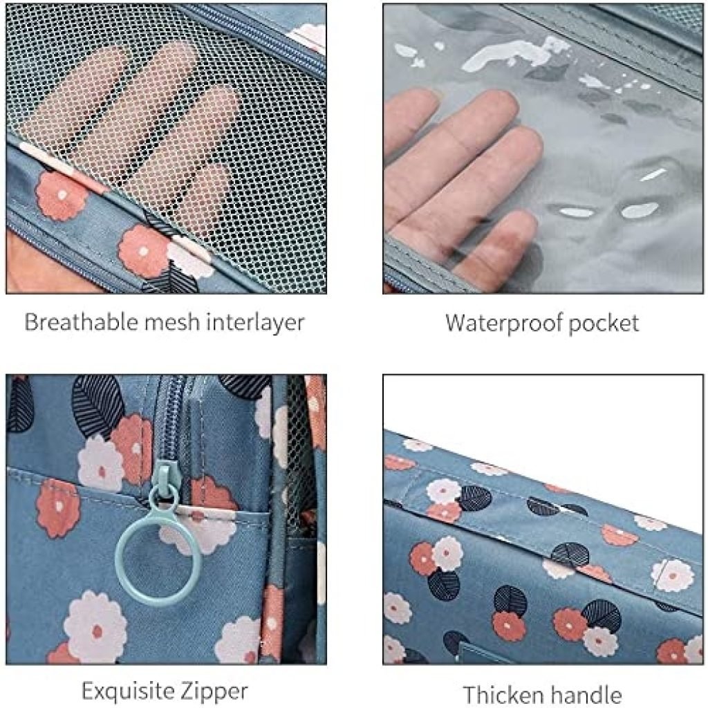 Hanging Travel Toiletry Bag Cosmetic Organizer