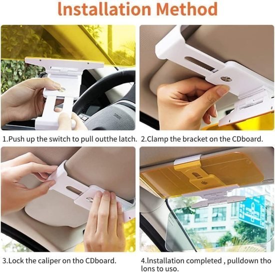 Hd Visor For Car Day And Night Vision