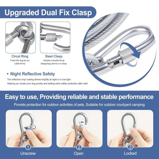 Heavy Duty Clothe Drying Wire Rope 10 Meter