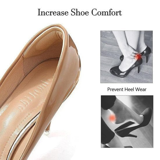 Heel Liner Grips Cushions Inserts for Loose Shoes Shoe Insoles 1 Pair