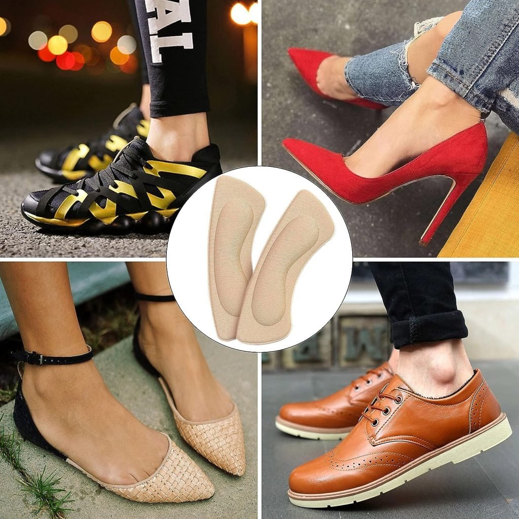 Heel Liner Grips Cushions Inserts for Loose Shoes Shoe Insoles 1 Pair