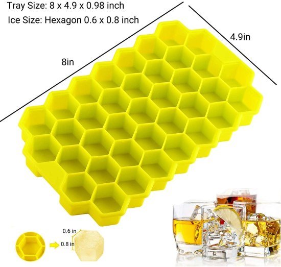 Honeycomb Ice Tray Mould 37 Cavity Tray Chocolate Ice Mould