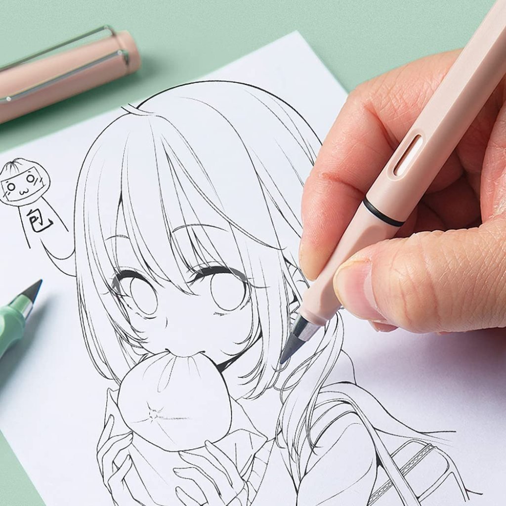 Inkless Pencil with Rubber