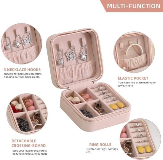 PU Mini Jewellery Box Jewelry Organiser