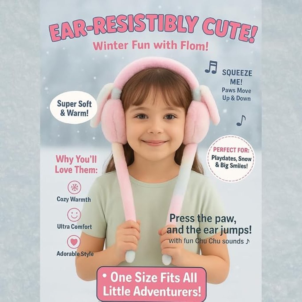 Kids Winter Earmuffs Chu Chu Sounds