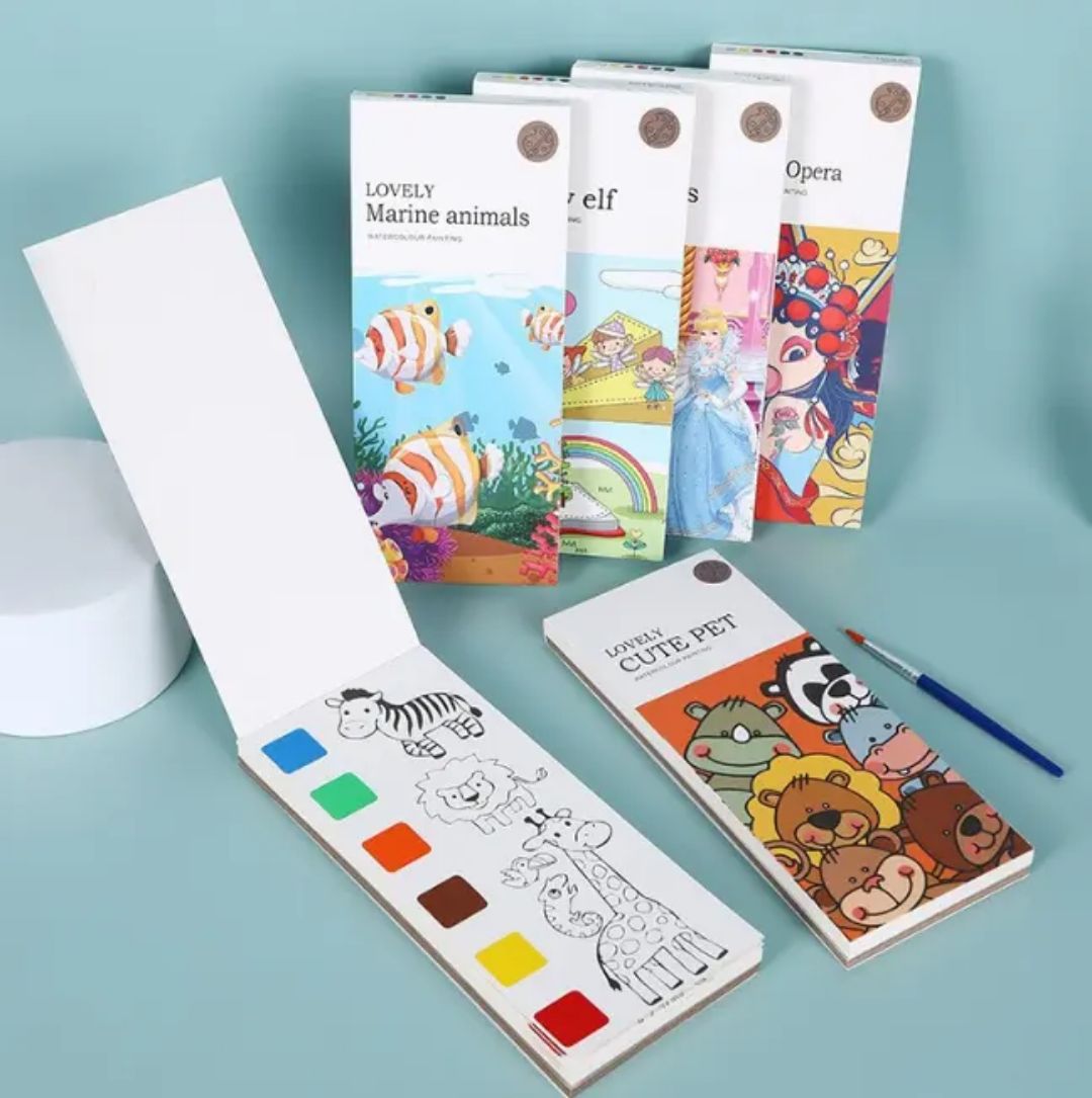 Kids Water Color Notebook - Unique Bazar