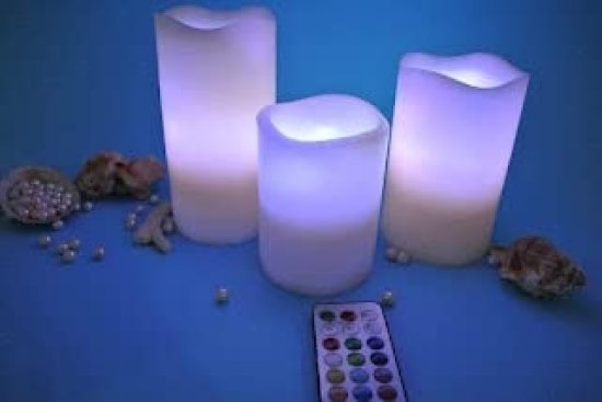 LED Luma Candle With Remote