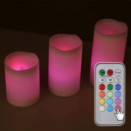 LED Luma Candle With Remote