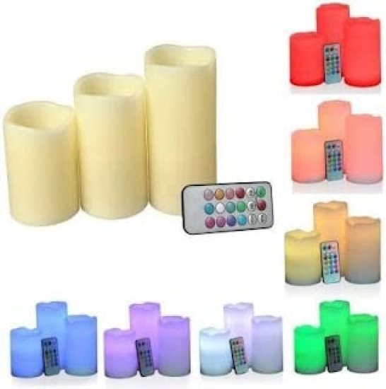 LED Luma Candle With Remote