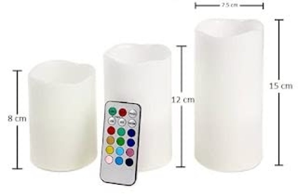 LED Luma Candle With Remote