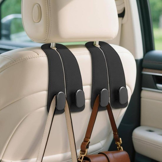 Leather Car Seat Headrest Hook 1pcs
