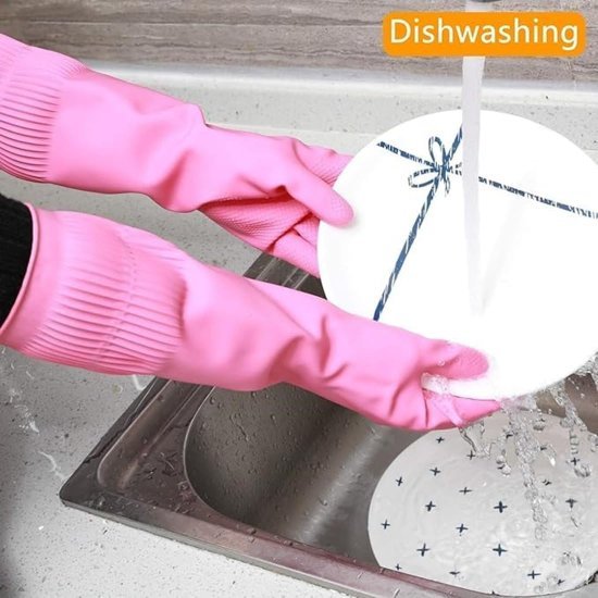Long Hand Gloves Rubber