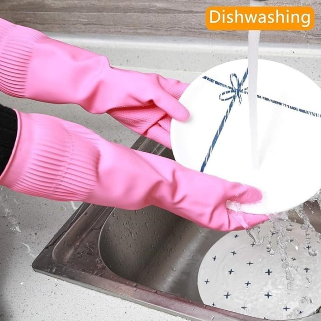 Long Hand Gloves Rubber