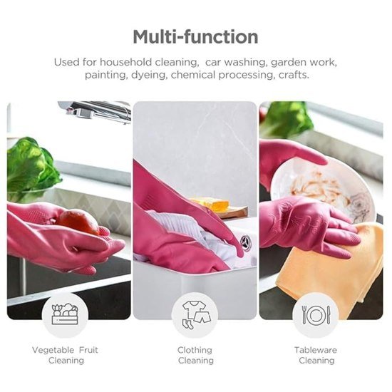 Long Hand Gloves Rubber