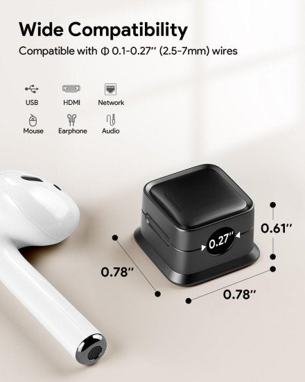 Magnetic Cable Clip Organizer Cord Holder