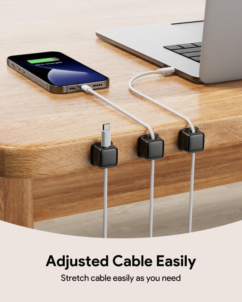 Magnetic Cable Clip Organizer Cord Holder
