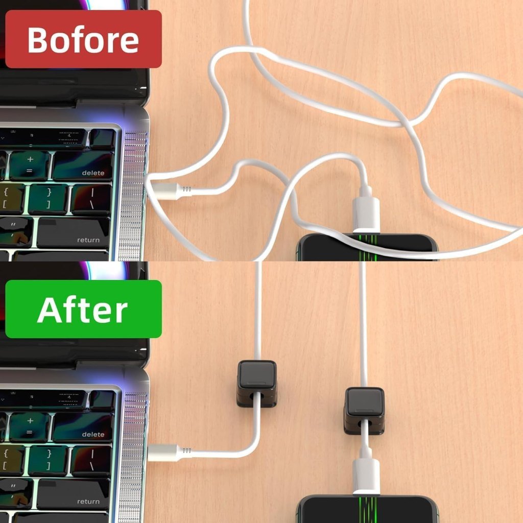 Magnetic Cable Clip Organizer Cord Holder