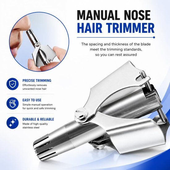 Manual Nose Hair Trimmer