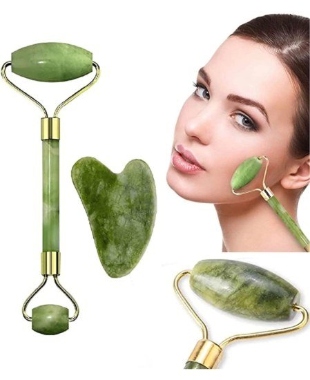Jade Roller 2 Marble Face Massager