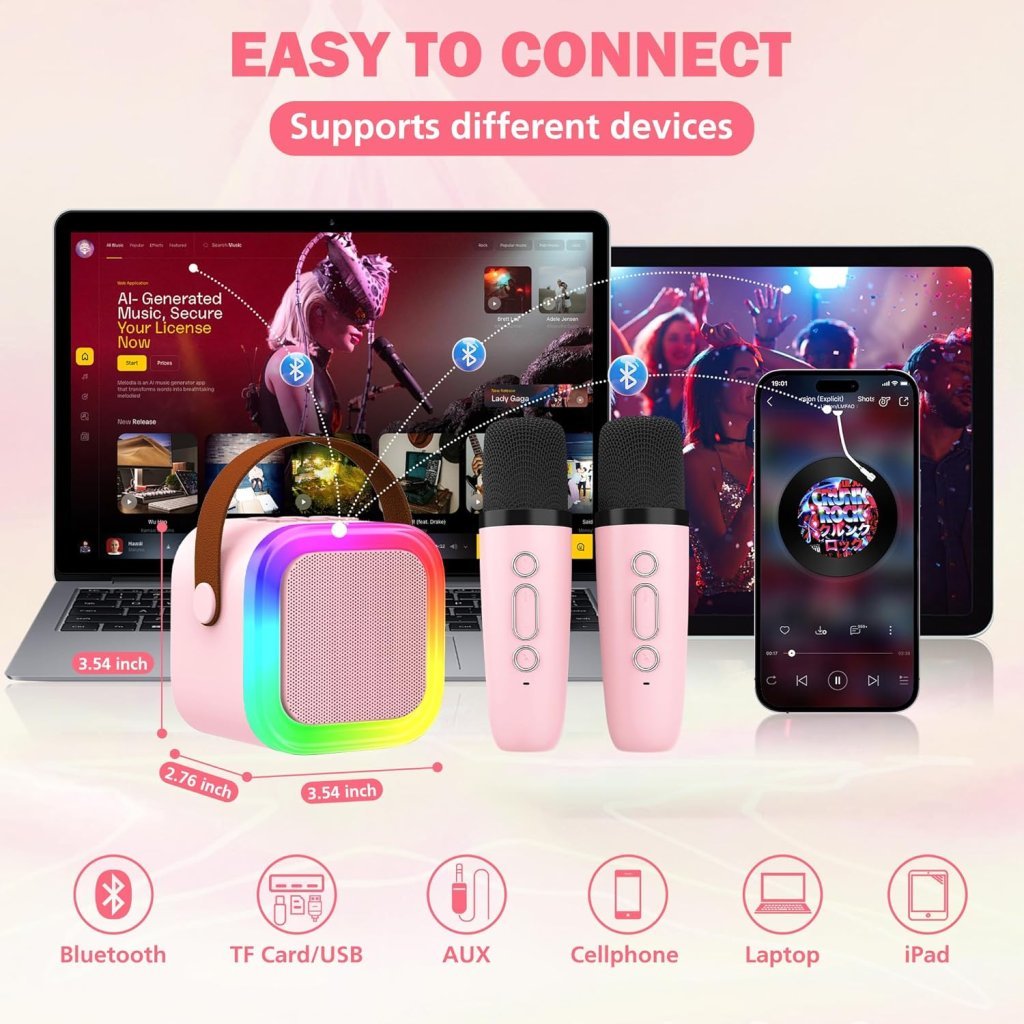 Mic With Bluetooth Speaker