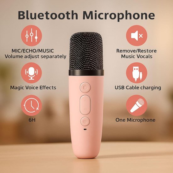 Mic With Bluetooth Speaker