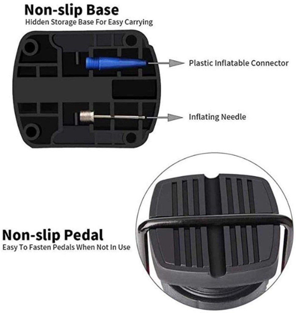 Mini Foot Pump Cycle Bicycle Bike Car Pump