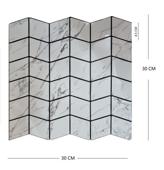 Mosaic Diamond Pettern Wall Sticker