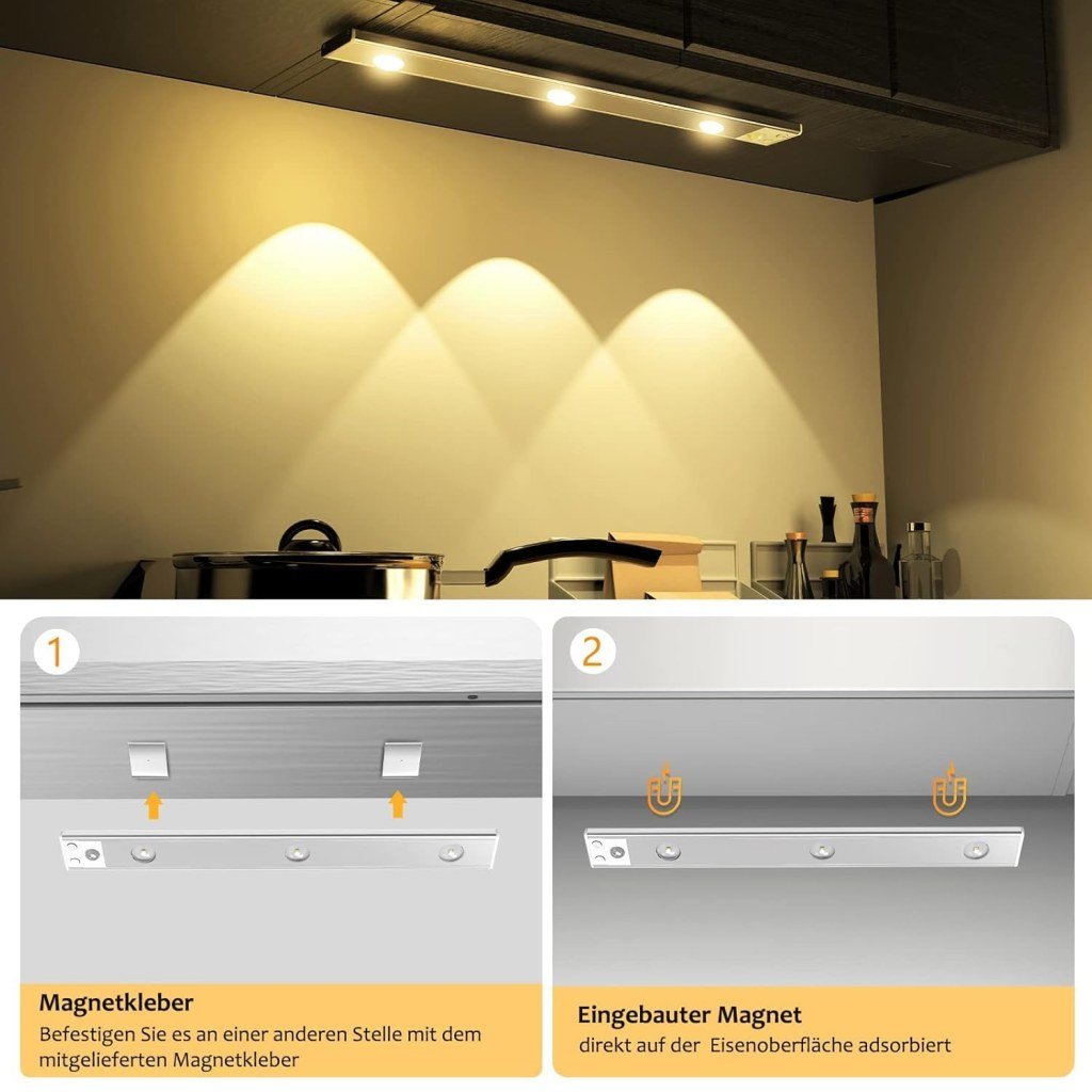 Motion Sensor Under The Cabinet Lights 3 Color