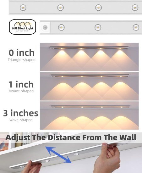 Motion Sensor Under The Cabinet Lights 3 Color