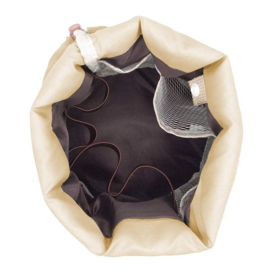 Cosmetic Pouch Makeup Bag Round Barrel Shape