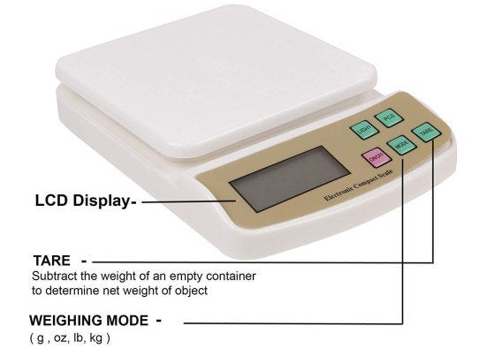 10 Kg Kitchen Weight Scale SF 400A