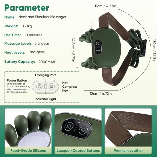Neck And Shoulder Massager - 1415