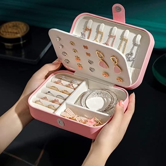 PU Big Jewellery Box Jewelry Organiser