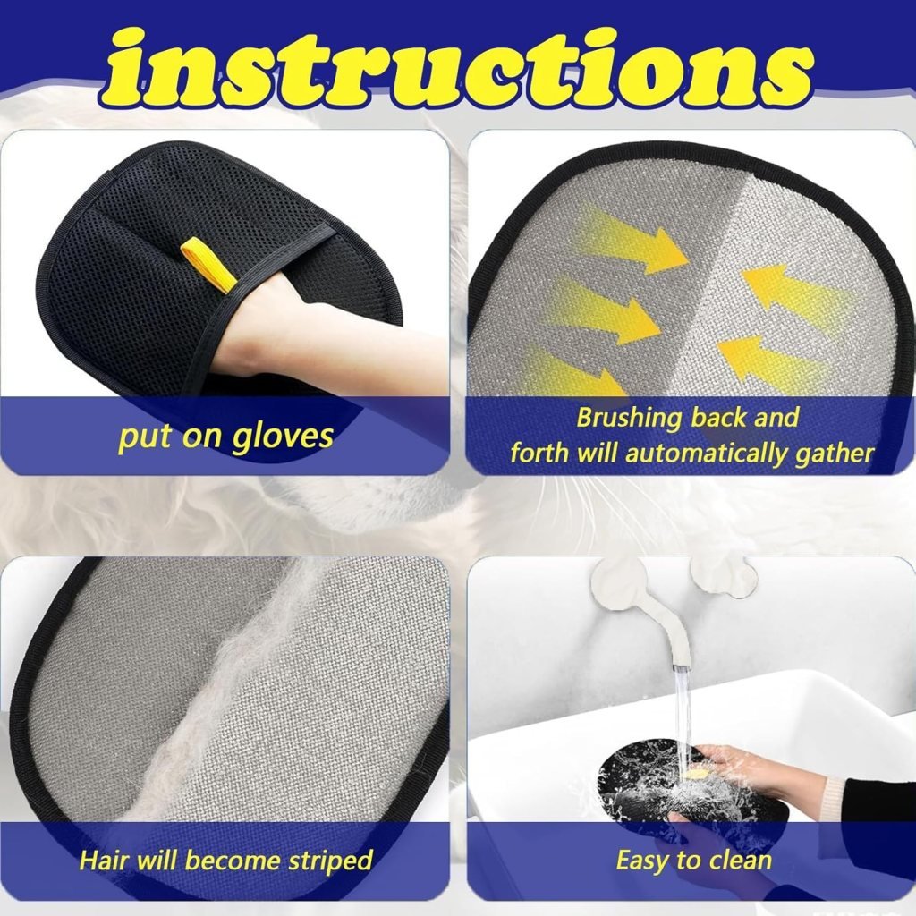 Pet Hair Removal Gloves