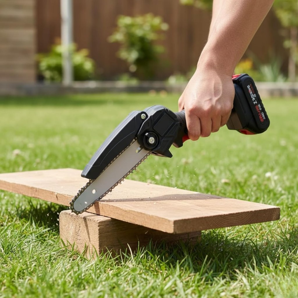 Portable Cordless Chainsaw 1 battery