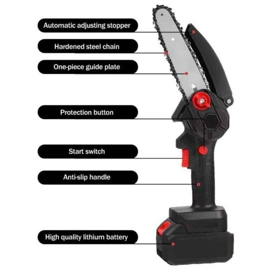 Portable Cordless Chainsaw 1 battery
