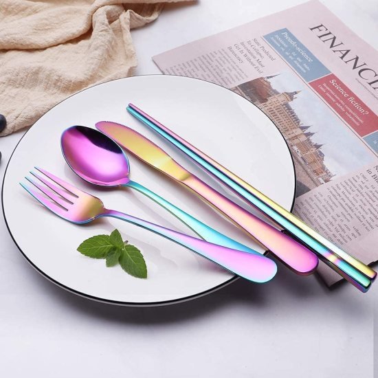 Rainbow Cutlery Set