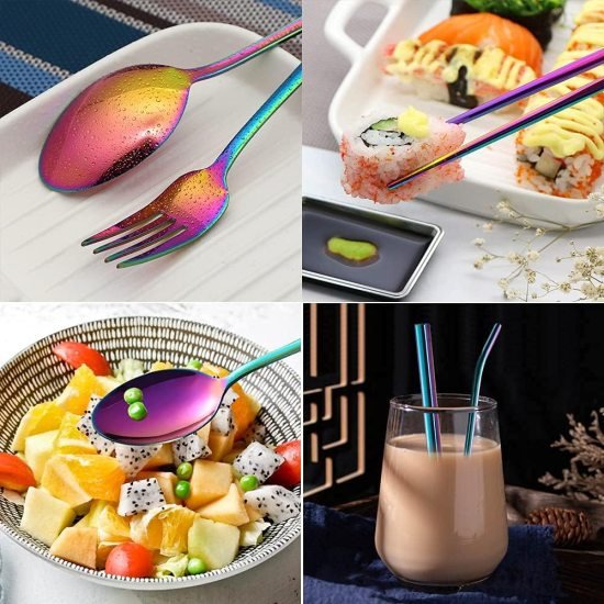 Rainbow Cutlery Set