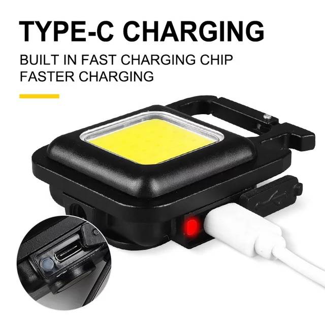 Rechargeable COB LED Keychain - Unique Bazar